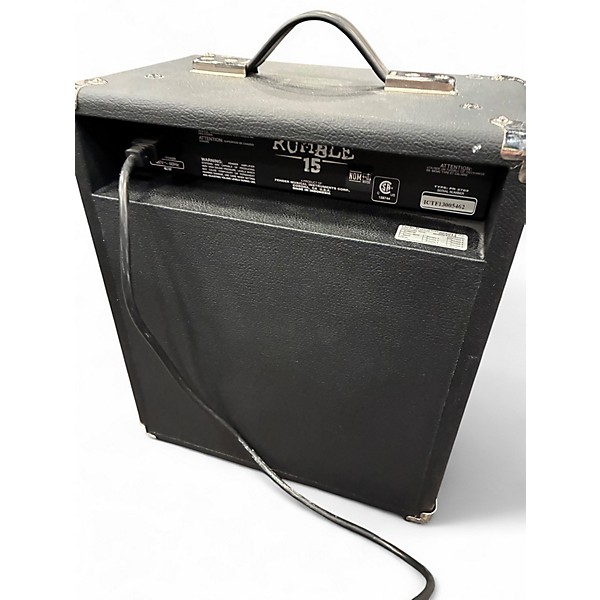 Used Fender Rumble 15 15W 1X8 Bass Combo Amp