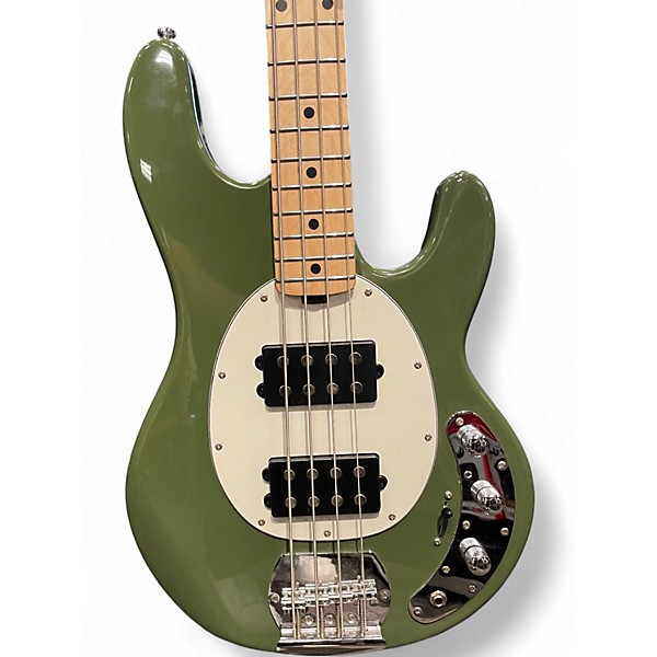 Used Sterling by Music Man STINGRAY 4HH Green Electric Bass Guitar
