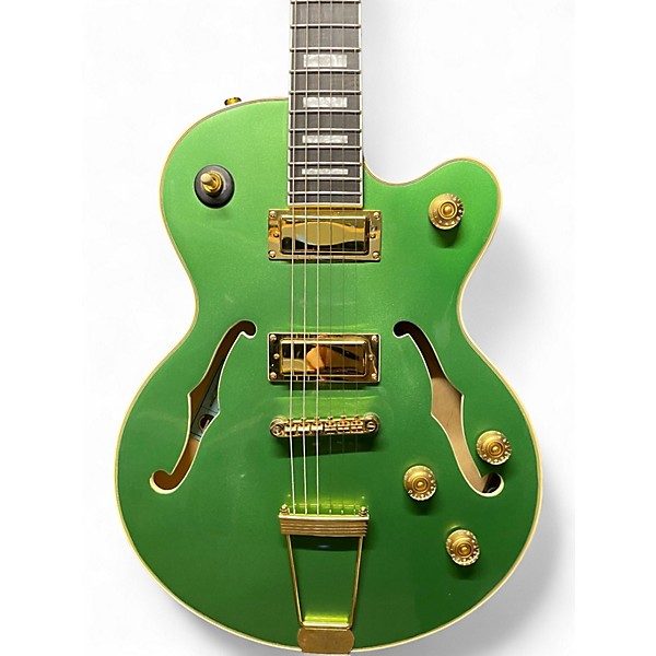 Used Epiphone Uptown Kat ES Emerald Green Hollow Body Electric Guitar