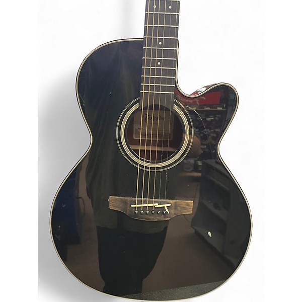 Used Takamine GN30CE Black Acoustic Electric Guitar