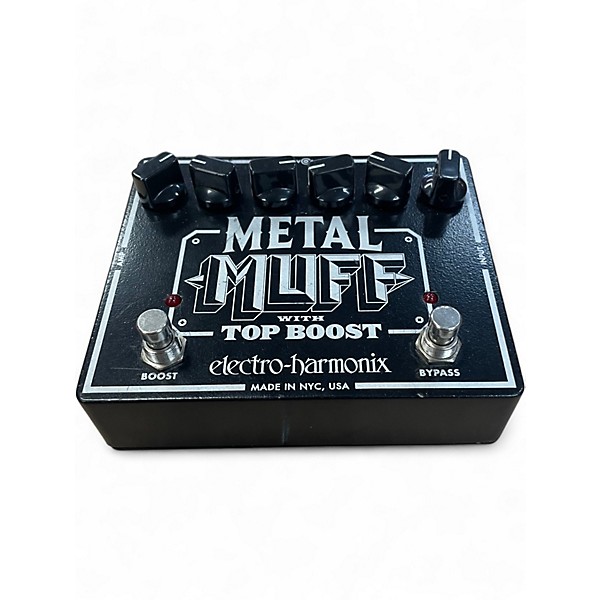 Used Electro-Harmonix Metal Muff Distortion With Top Boost Effect Pedal