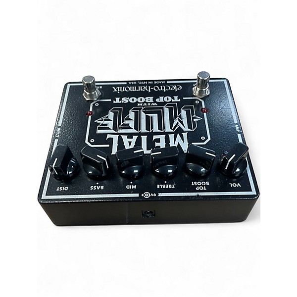 Used Electro-Harmonix Metal Muff Distortion With Top Boost Effect Pedal