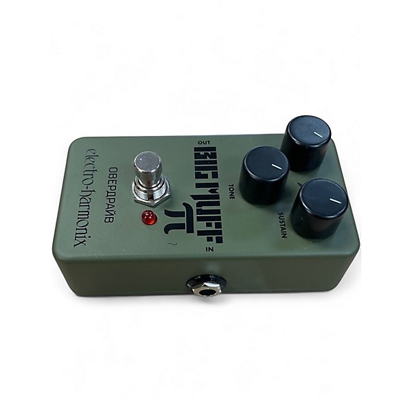 Used Electro-Harmonix Green Russian Big Muff Pi Fuzz Effect Pedal