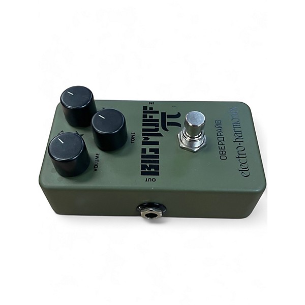 Used Electro-Harmonix Green Russian Big Muff Pi Fuzz Effect Pedal