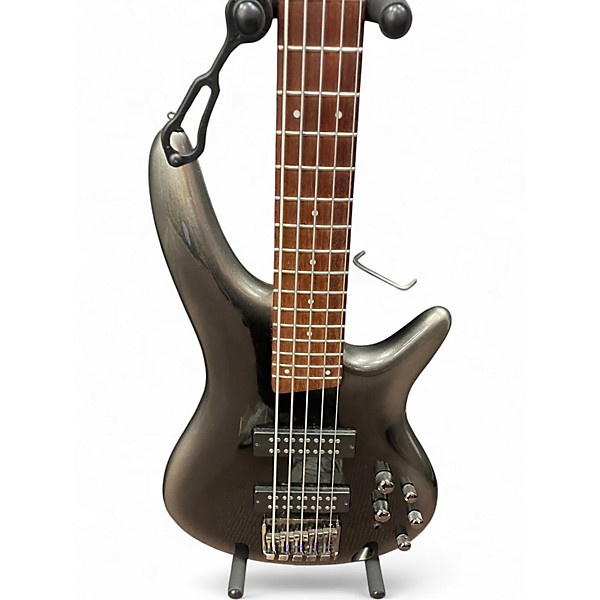 Used Ibanez SR305E Silver Electric Bass Guitar