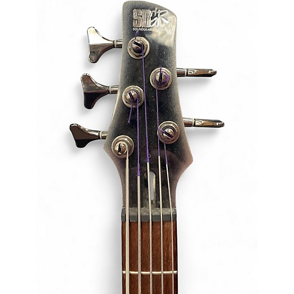 Used Ibanez SR305E Silver Electric Bass Guitar