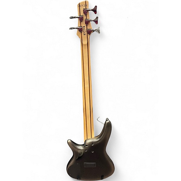 Used Ibanez SR305E Silver Electric Bass Guitar