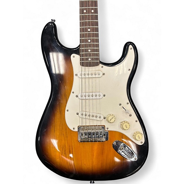 Used Squier Affinity Stratocaster Tobacco Sunburst Solid Body Electric Guitar