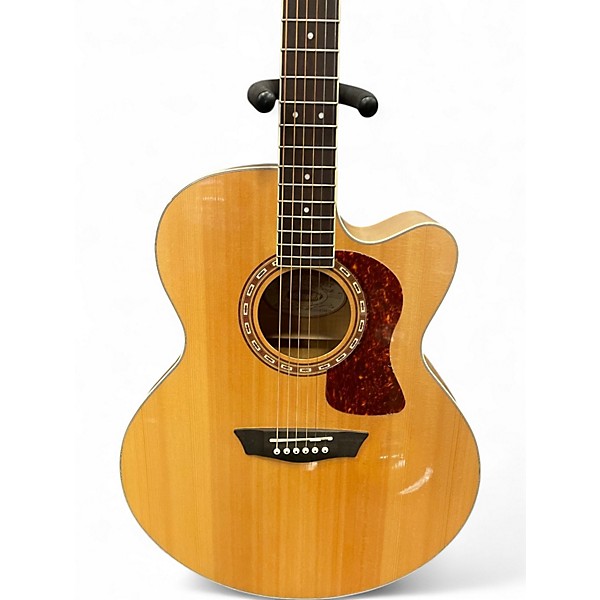 Used Washburn Heritage J40SCE Natural Acoustic Electric Guitar