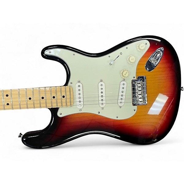 Used Fender American Standard Stratocaster 3 Color Sunburst Solid Body Electric Guitar