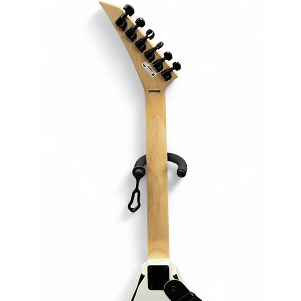 Used Jackson JS32 King V Black and White Solid Body Electric Guitar