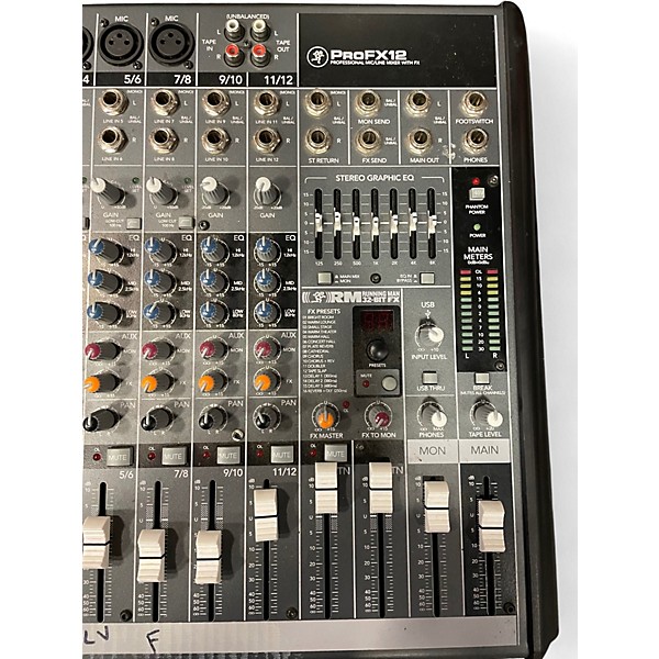 Used Mackie PROFX12 Unpowered Mixer