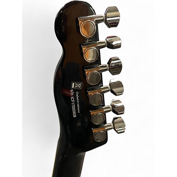 Used Fender Special Edition Custom Telecaster FMT HH Black Cherry Solid Body Electric Guitar