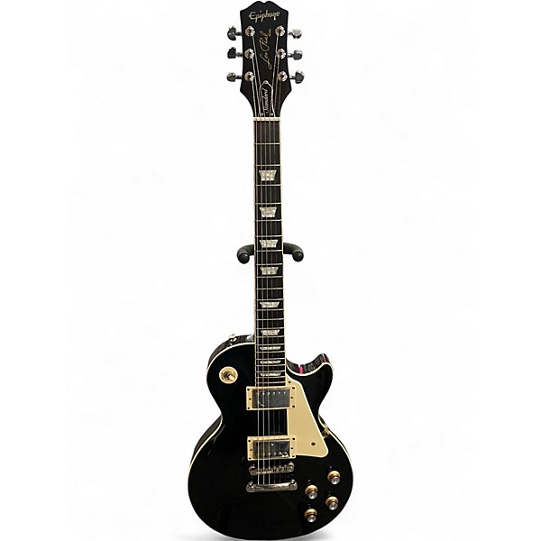 Used Epiphone Les Paul Standard Black Solid Body Electric Guitar