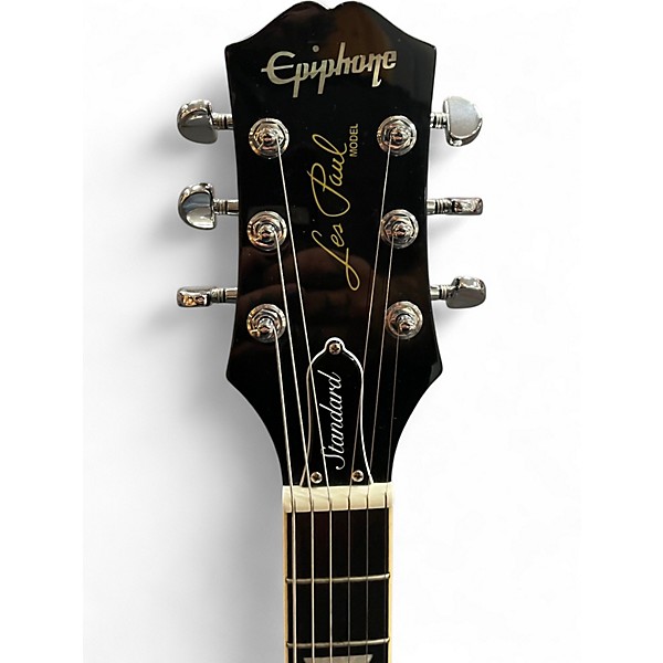 Used Epiphone Les Paul Standard Black Solid Body Electric Guitar