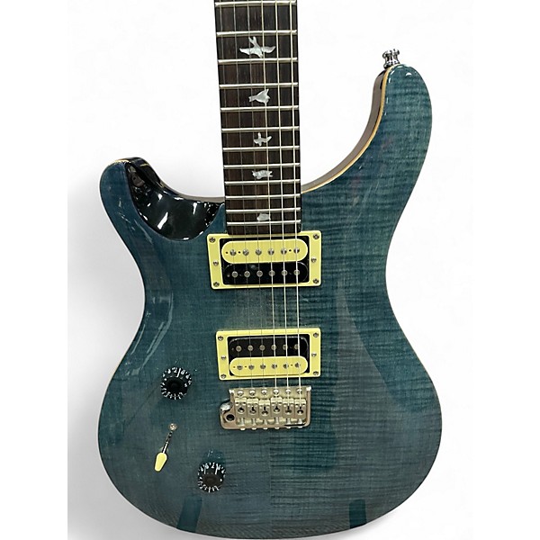 Used PRS CM25 SE Custom 24 Left Handed Blue Electric Guitar