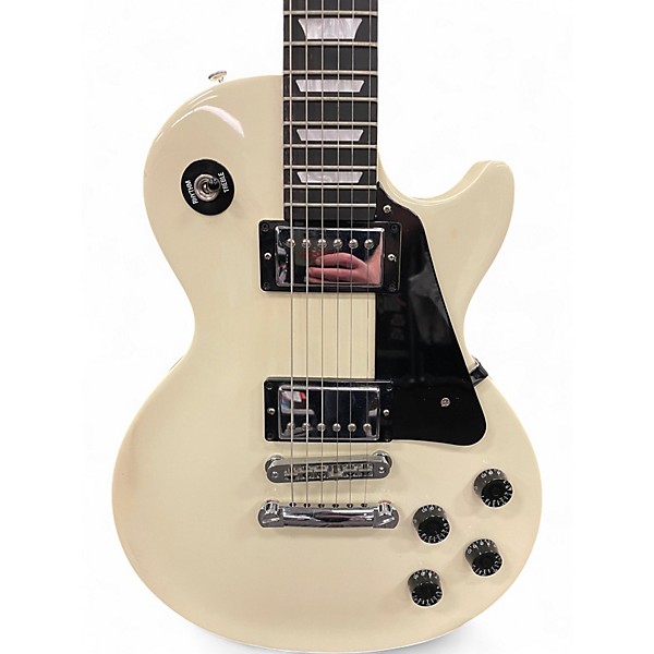 Used Gibson Les Paul Studio Classic White Solid Body Electric Guitar