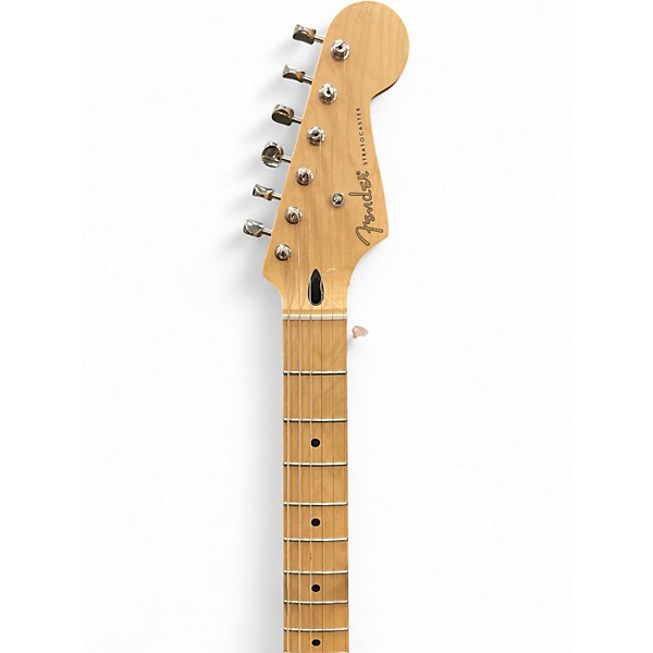 Used Fender Jimmie Vaugahn Tex Mex Olympic White Solid Body Electric Guitar