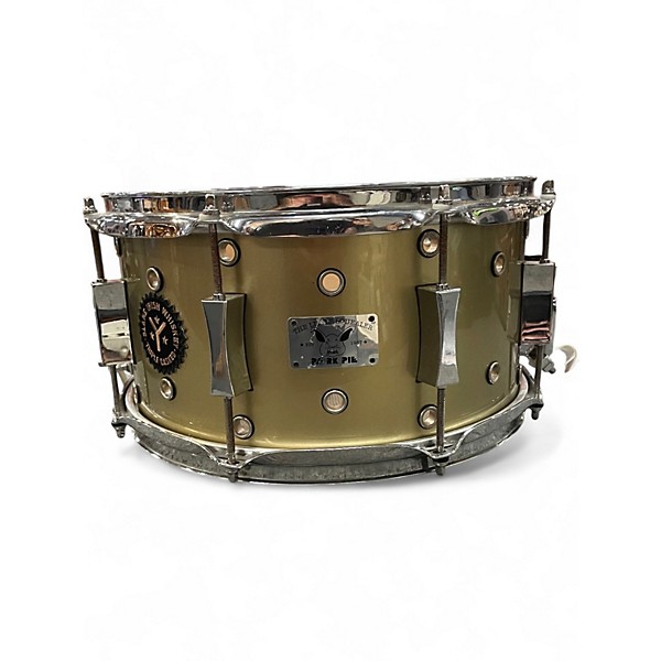 Used Pork Pie 6.5X13 Little Squealer Snare Gold Drum