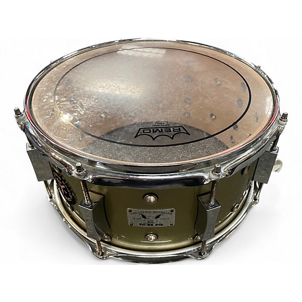 Used Pork Pie 6.5X13 Little Squealer Snare Gold Drum