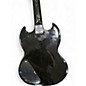 Used Leo Jaymz DOUBLE CUT STANDARD Black Solid Body Electric Guitar
