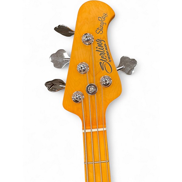 Used Sterling by Music Man Ray24 Classic White Electric Bass Guitar