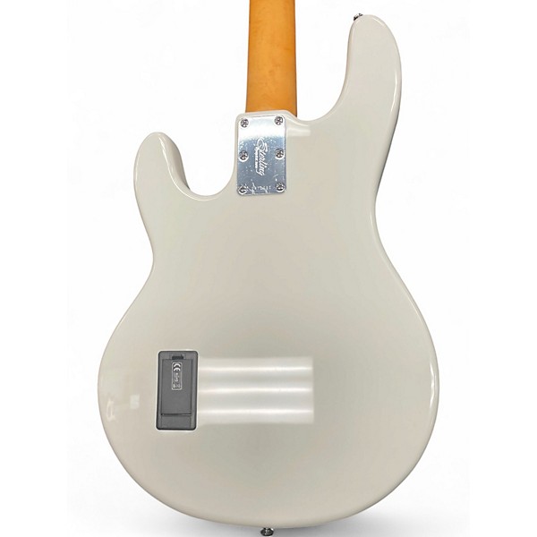 Used Sterling by Music Man Ray24 Classic White Electric Bass Guitar