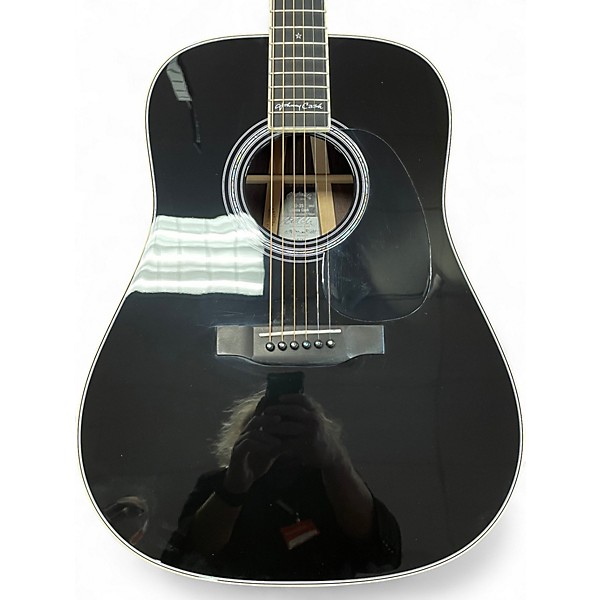 Used Martin D35JC Johnny Cash Black Acoustic Guitar