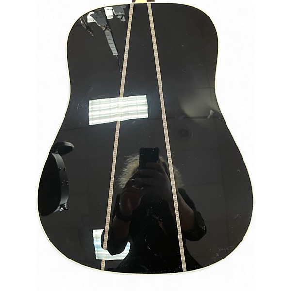 Used Martin D35JC Johnny Cash Black Acoustic Guitar