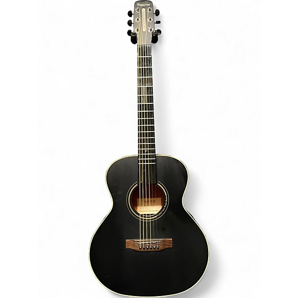 Used Poputar T1 Smart Guitar Satin Black Acoustic Guitar