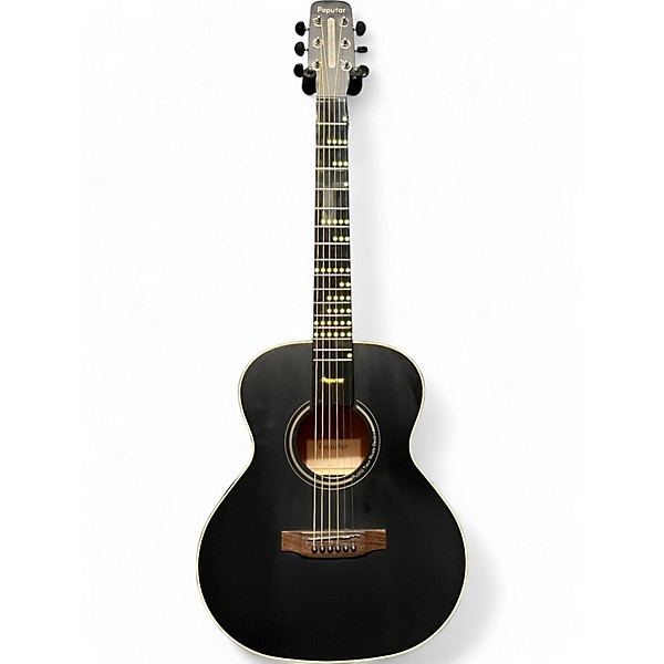 Used Poputar T1 Smart Guitar Satin Black Acoustic Guitar