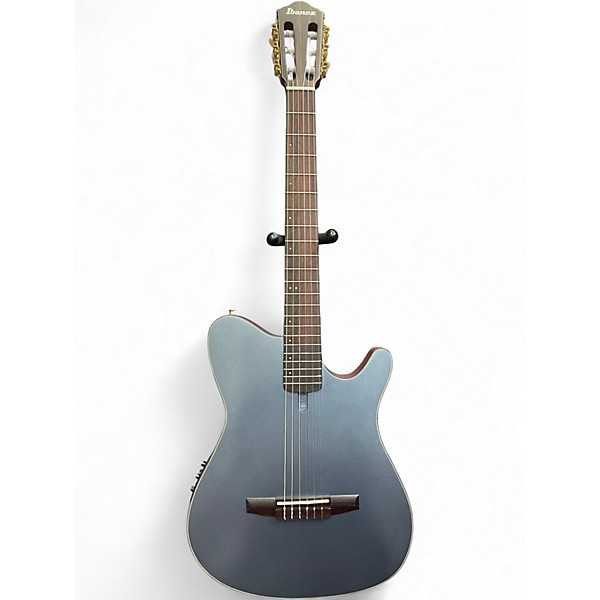 Used Ibanez FRH10N Blue Classical Acoustic Electric Guitar