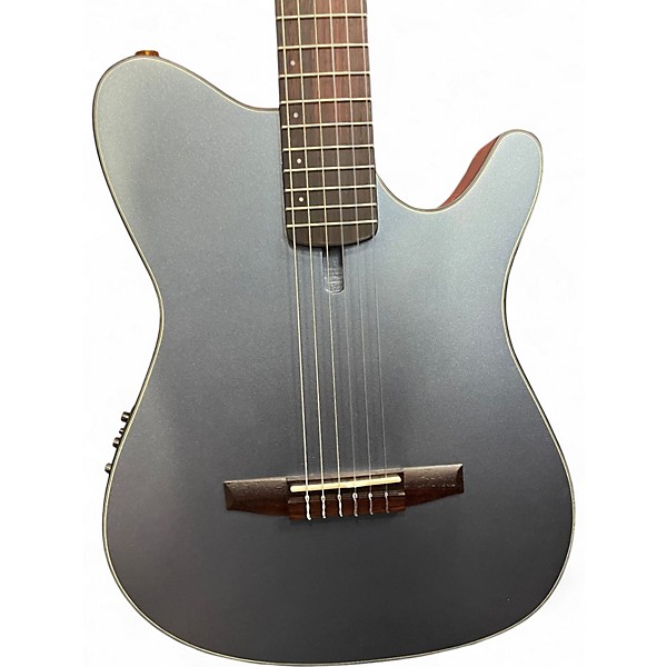 Used Ibanez FRH10N Blue Classical Acoustic Electric Guitar