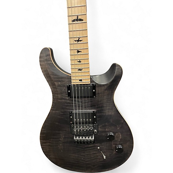 Used PRS DUSTIE WARING CE FLOYD Satin Black Solid Body Electric Guitar