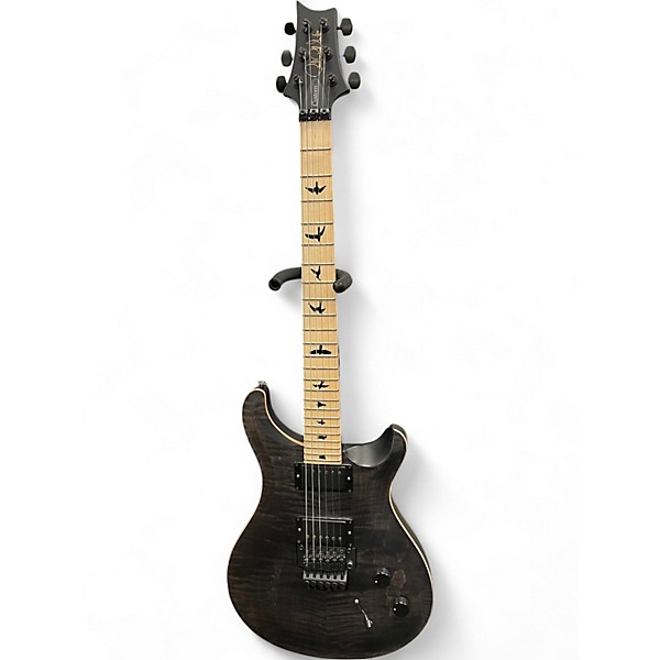 Used PRS DUSTIE WARING CE FLOYD Satin Black Solid Body Electric Guitar