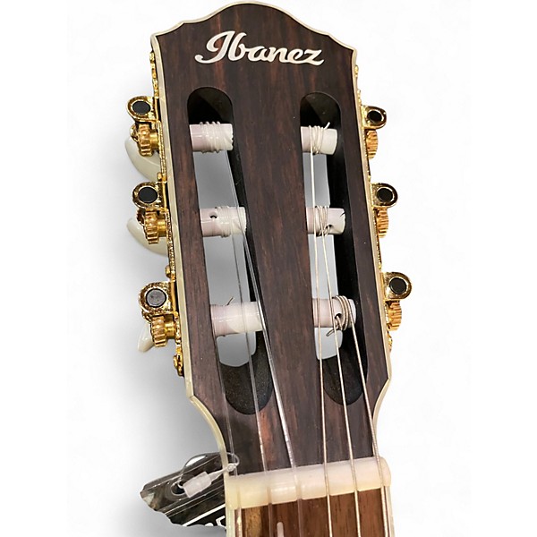 Used Ibanez TOD10N Black Classical Acoustic Electric Guitar