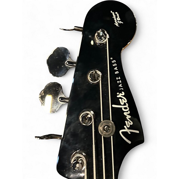 Used 2020 Fender AJB Aerodyne Jazz Black Electric Bass Guitar