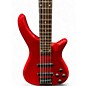 Used Rogue lx205b Chrome Red Electric Bass Guitar