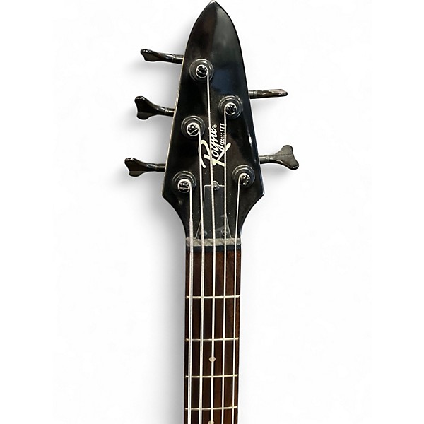 Used Rogue lx205b Chrome Red Electric Bass Guitar