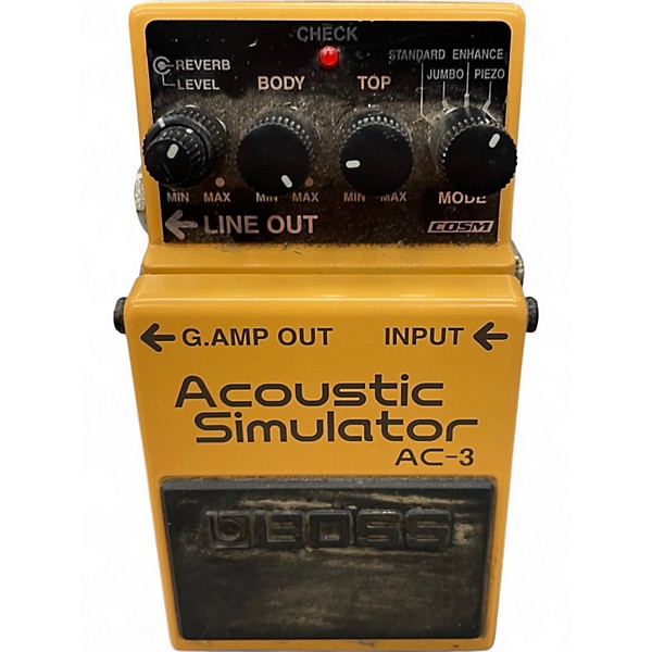 Used BOSS AC2 Acoustic Simulator Effect Pedal