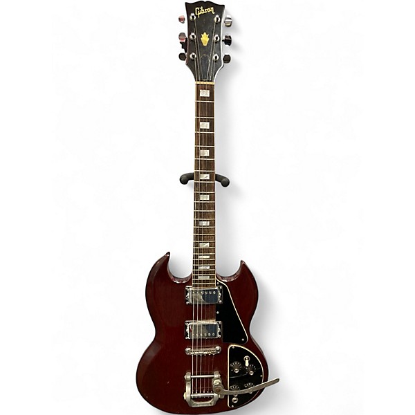 Vintage 1971 Gibson SG Deluxe Cherry Solid Body Electric Guitar