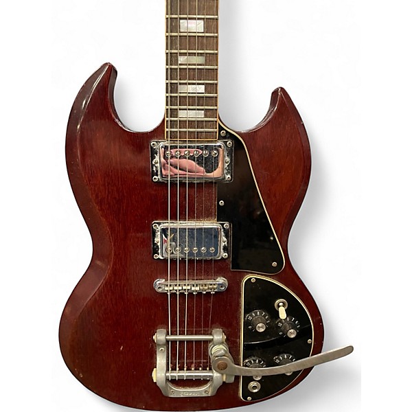 Vintage 1971 Gibson SG Deluxe Cherry Solid Body Electric Guitar