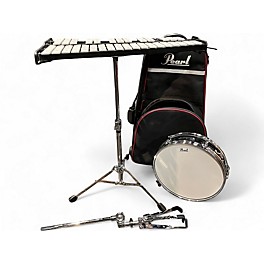 Used Pearl 13in PL910C Educational Percussion Kit Black Drum