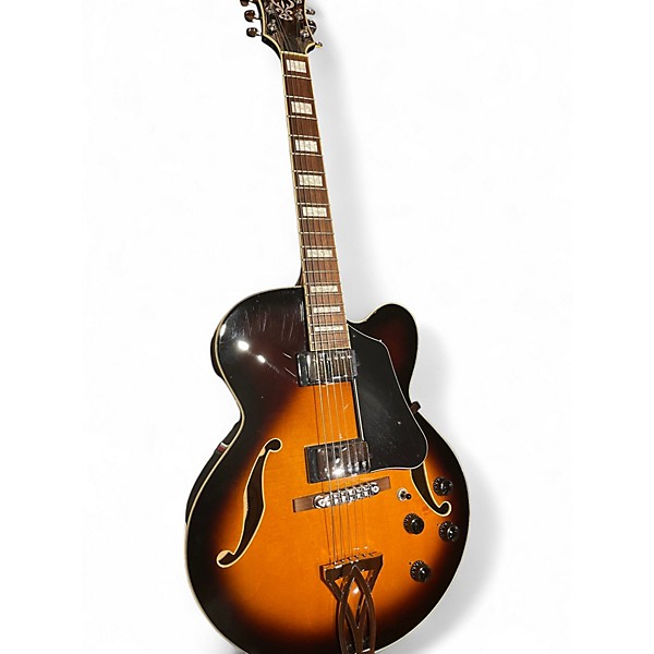 Used Ibanez AF75 2 Color Sunburst Hollow Body Electric Guitar
