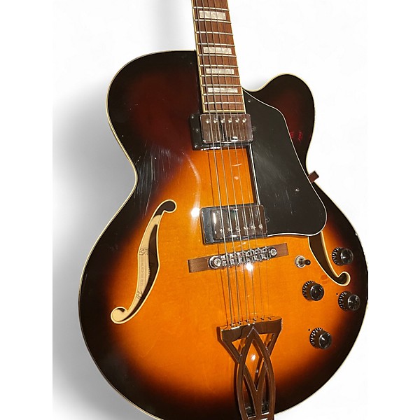 Used Ibanez AF75 2 Color Sunburst Hollow Body Electric Guitar