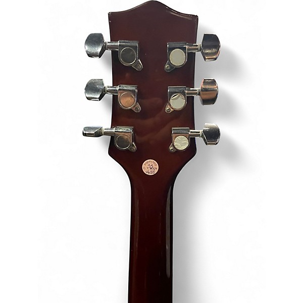 Used Jay Turser JT133 2 Tone Sunburst Hollow Body Electric Guitar