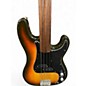 Vintage 1980 Fender PRECISION BASS FRETLESS 2 Color Sunburst Electric Bass Guitar