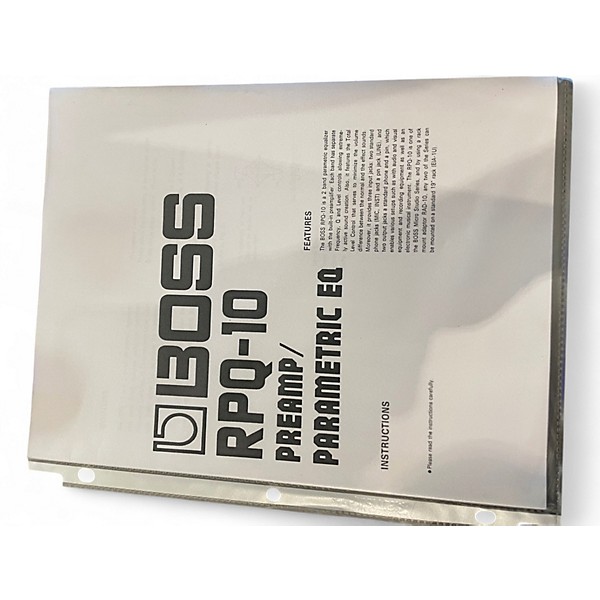Used BOSS rpq-10