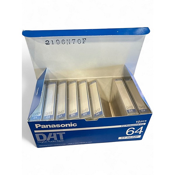 Used Panasonic RT-R64MP DAT TAPES 8 PACK