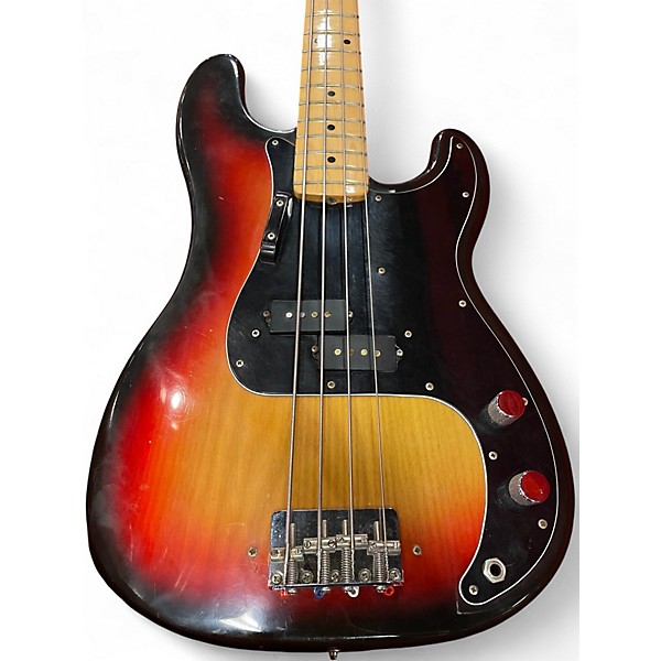 Vintage 1976 Fender Precision Bass Sunburst Electric Bass Guitar